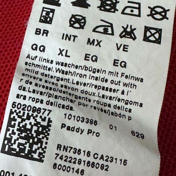 Hugo Boss Paddy Polo Shirt Men’s XL Red Performance Short Sleeve Modern Fit - Picture 7 of 12